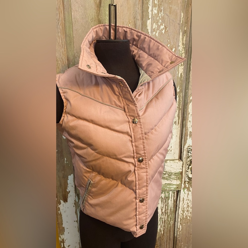 WOOLRICH Powder Pink Puffy Vest